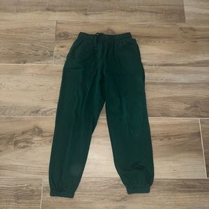 Garage green sweatpants